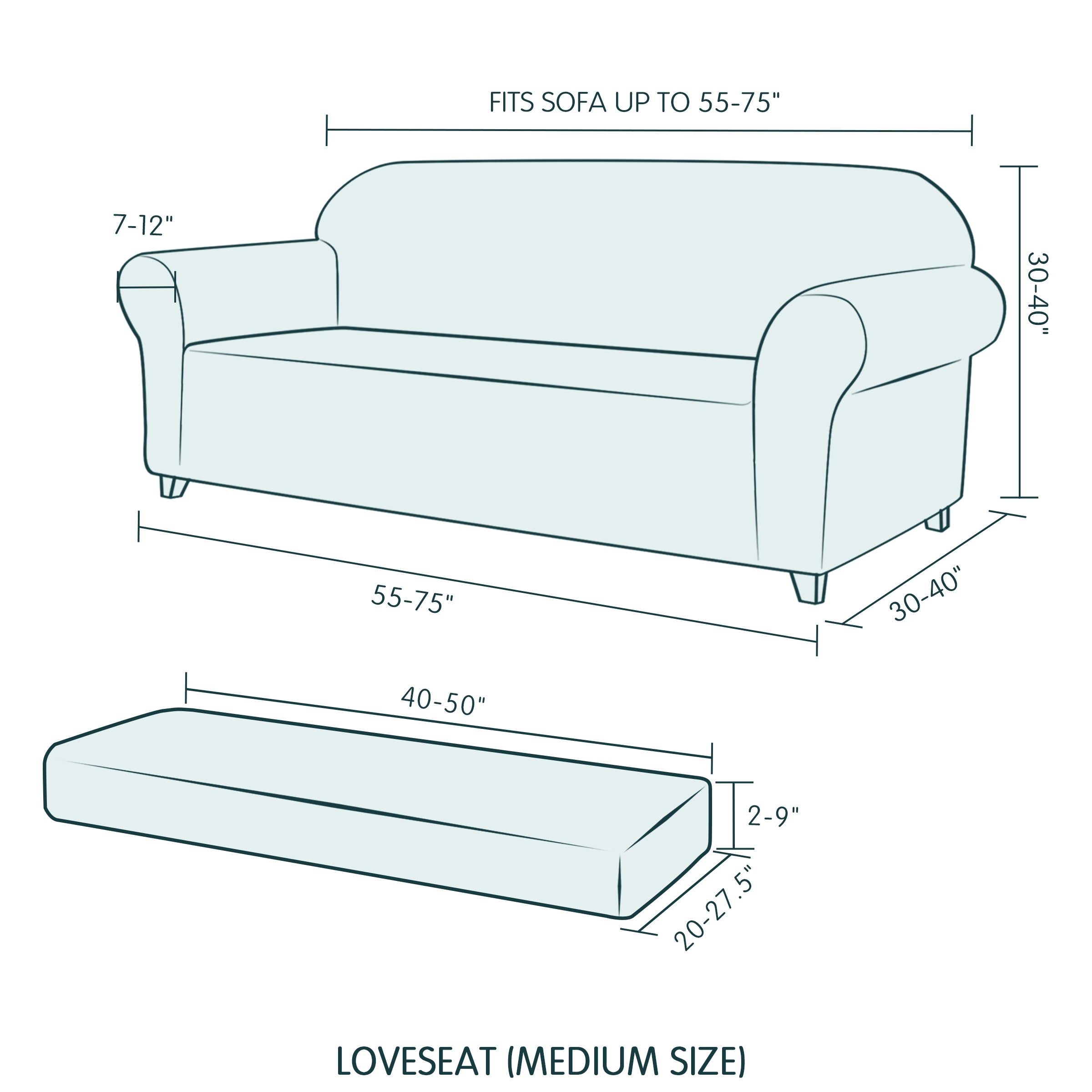 Arnold Plaid Stretch Sofa Slipcover