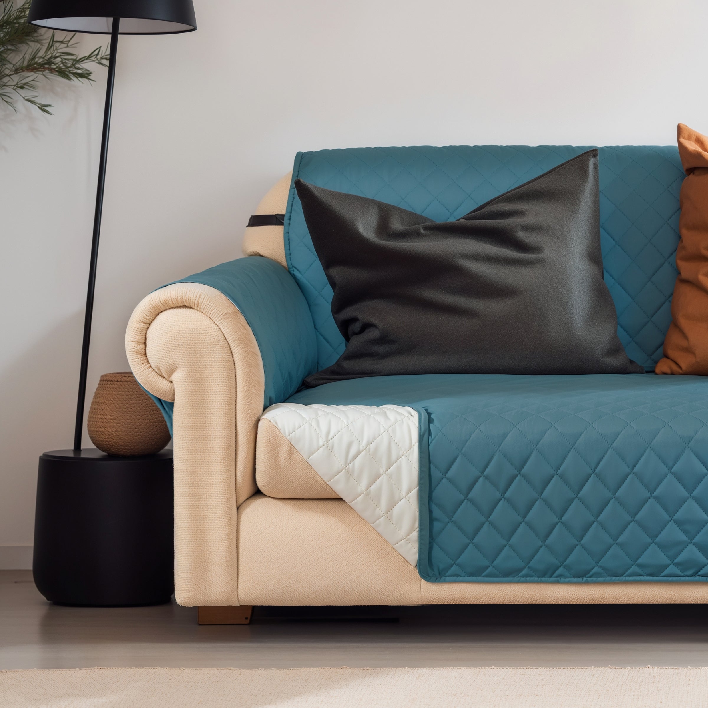 Connor WaterProof Sofa cover With Pockets