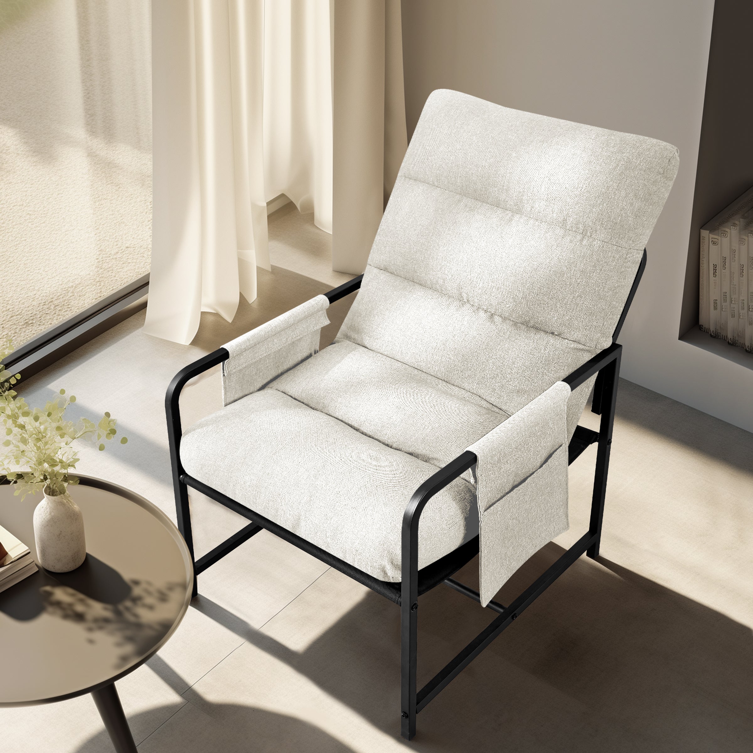 Comfort Upholstered Fabric Armchair