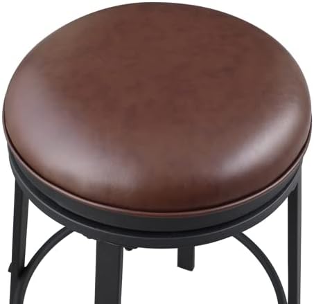 Backless Swivel Bar Height Stools （Set of 2）EXTRA 55%OFF AT CHECKOUT